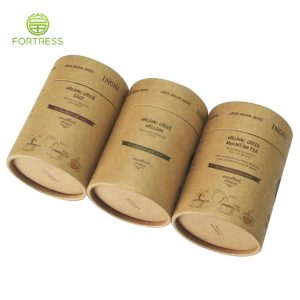 Изготовленный на заказ пакет для упаковки чая из пищевой бумажной трубки с окном из ПВХ - Коробка для упаковки кофе/чая из бумажной трубки - 3