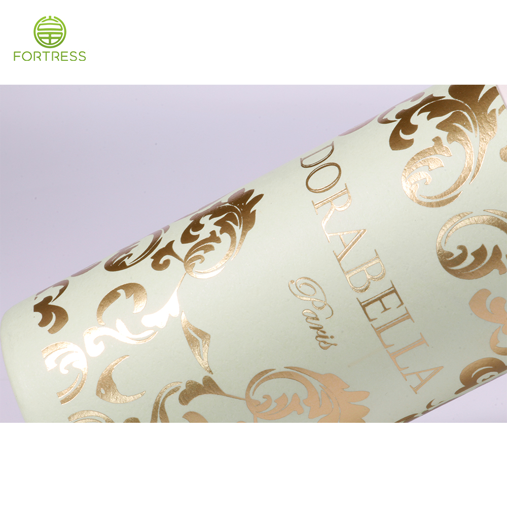 Luxurious design stamping paper box cylinder with rolled edge custom tube - Diffuser packaging - 1