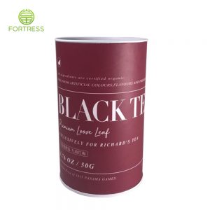 High-quality new design Loose Tea paper packaging with metal lid