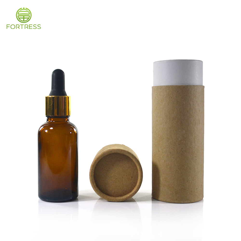 2021 Fortress 100% biodegradable natural kraft paper tube box - CBD Paper Packaging Tube Box - 3