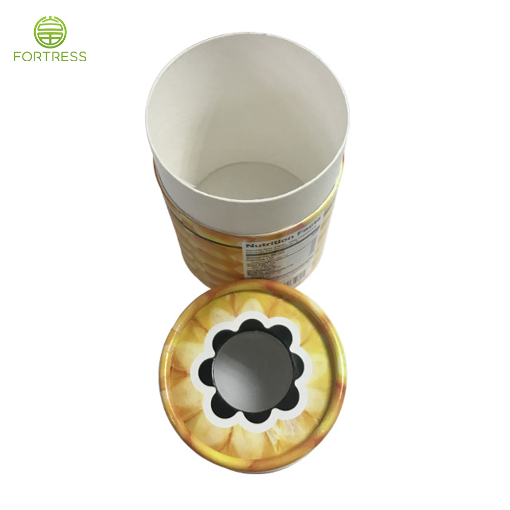 Wholesales Full Printing Corn Package with Round Shape Window Paper Tubes with Window - Food Paper Packaging Tube Box - 3
