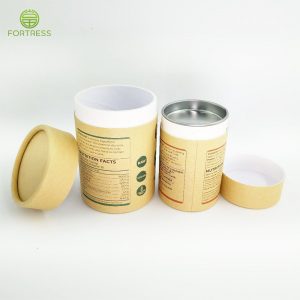 Powder paper tube packaging food grade cardboard cylinder container for powder round box packaging - Health care products packaging - 2