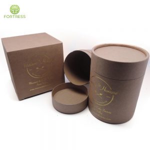 Macaron Customized Fancy Kraft Paper Tubes with Logo Brand Printing - Cookie/Biscuit Paper Packaging - 3