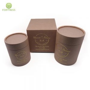 Macaron Customized Fancy Kraft Paper Tubes with Logo Brand Printing - Cookie/Biscuit Paper Packaging - 2