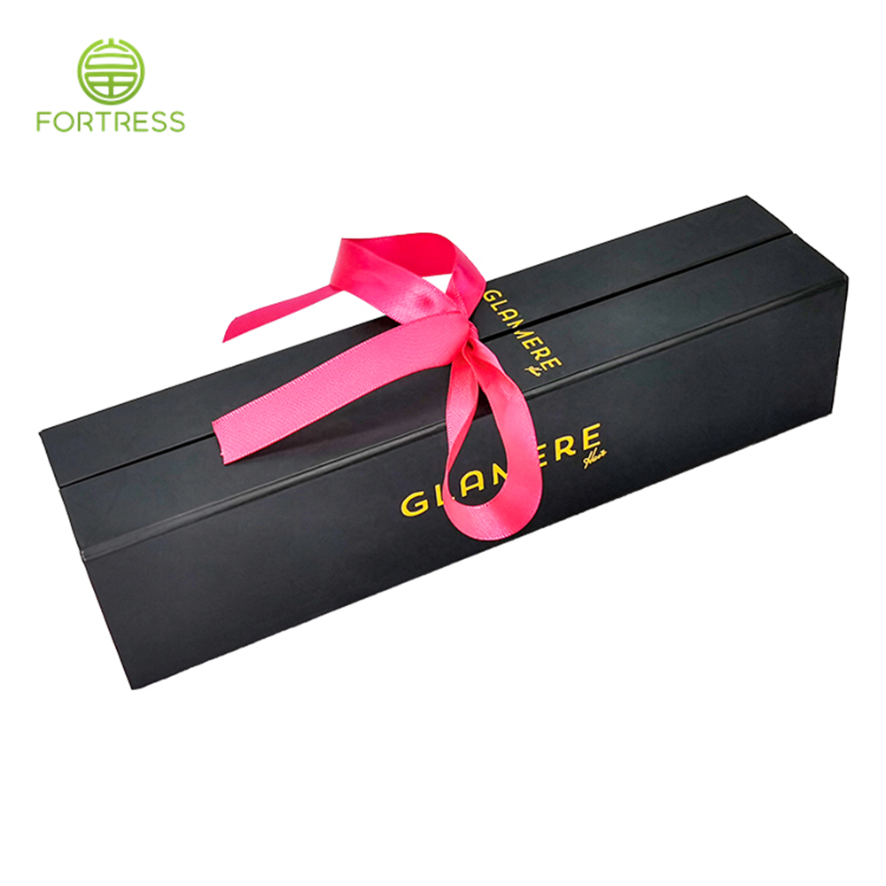 Creative design fashion high quality classcial hair extension paper box packaging for free sample - hair extension paper box - 2