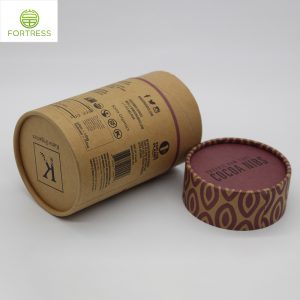 Factory price biodegradable paper packaging cardboard Coffee round kraft paper tube box - Coffee/Tea Paper Packaging Tube Box - 3