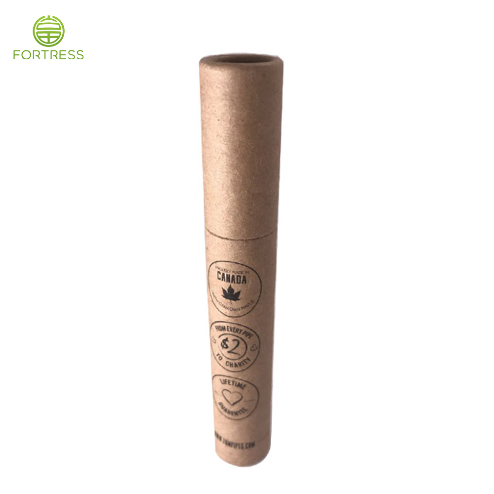 Biodegradable cardboard CBD paper tube for pre roll/vape - CBD Paper Packaging Tube Box - 2