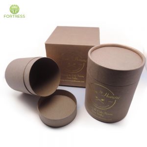 Wholesale customized printed paper tube box environmental protection kraft  board cosmetics tea food printed paper tube