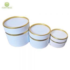 OEM full color printed Luxury round paper Eyelashes packaging paper tube boxes