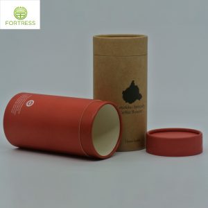 OEM Full Color Printed Coffee Kraft paper tube Food Grade Paper Box In China - Coffee/Tea Paper Packaging Tube Box - 3