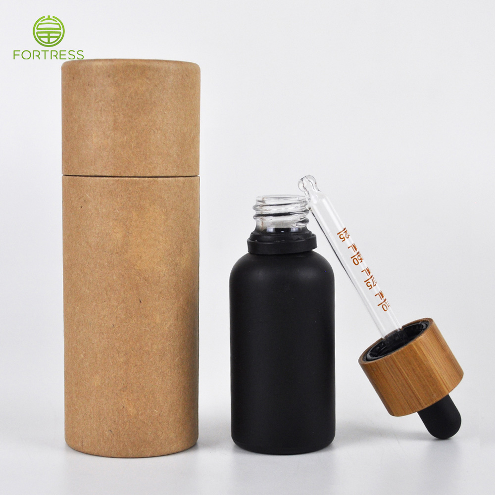 2021 Fortress 100% biodegradable natural kraft paper tube box - CBD Paper Packaging Tube Box - 4