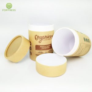 Powder paper tube packaging food grade cardboard cylinder container for powder round box packaging - Health care products packaging - 3