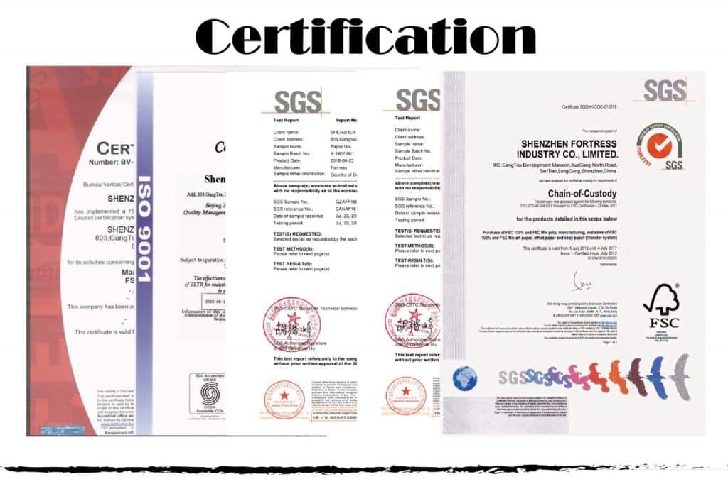 Certificates -  - 1