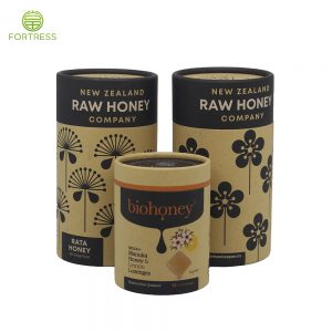 Wholesale Candy Honey Paper Box Gift Package Biodegradable Kraft Paper Tube - Food Paper Packaging Tube Box - 1