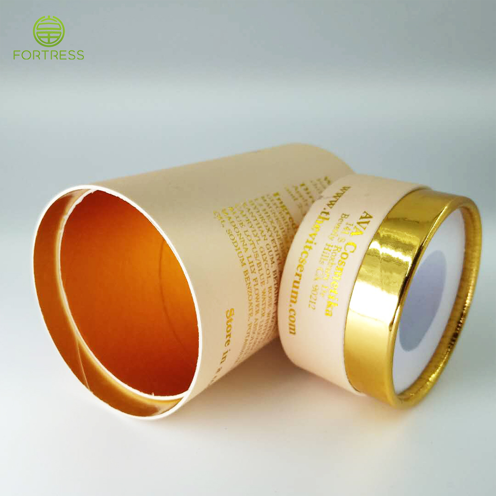 Factory price biodegradable paper packaging cardboard gift round tube box Lotion packaging - Cream Paper Packaging - 2