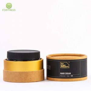Customized recyclable cardboard box paper tube packaging for face cream jar - Cream Paper Packaging - 3