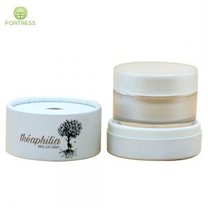 Custom High end Cardboard Cosmetic Paper Tube Packaging for Cream Jar