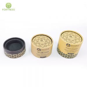 Luxury skin care packing tube printing for cosmetic cardboard tube with face cream jar