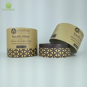 Luxury skin care packing tube printing for cosmetic cardboard tube with face cream jar - Cream Paper Packaging - 5