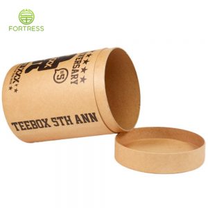 High-quality Custom food paper tube packaging Tea paper package with Lid - Coffee/Tea Paper Packaging Tube Box - 3
