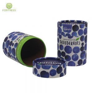 Kraft Paper Tube Packaging Cardboard Paper Can for Food Packaging Dried Fruit cylinder Tube with Packages