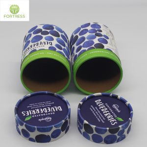 Kraft Paper Tube Packaging Cardboard Paper Can for Food Packaging Dried Fruit cylinder Tube with Packages - Food Paper Packaging Tube Box - 2