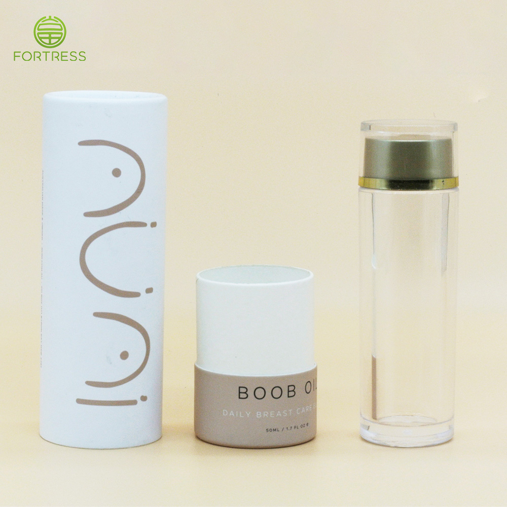 Luxury custom cosmetic box essential oil paper tube packaging - Dropper Bottle Box Jar Paper Packaging - 2