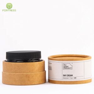 Custom printed cardboard face cream jar box paper packaging tube - Cream Paper Packaging - 3