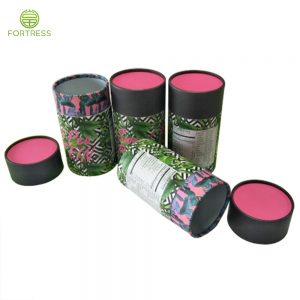 Full Printing Paper tubes and Cores/Cylinder Paper packaging with Aluminum Foil Layer for Pea - Food Paper Packaging Tube Box - 1