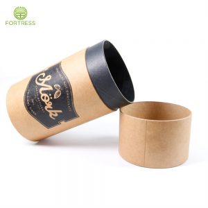 Wholesale Candy Honey Paper Box Gift Package Paper Tube Biodegradable Cylinder Packages