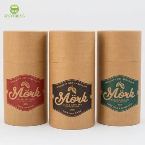 Wholesale Candy Honey Paper Box Gift Package Paper Tube Biodegradable Cylinder Packages - Food Paper Packaging Tube Box - 1