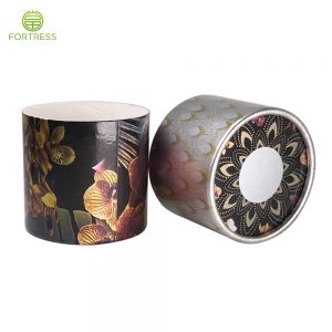 Custom Printing eco Food Grade Paper Tube Packaging Recycled Round Paper Ice Cream Packages with Coating Inside