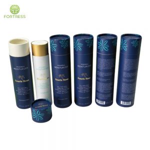 Custom Printed Creative Round Kraft Paper Tube Packaging For Lotion Skin Care Packaging - Lotion Paper Packaging - 2