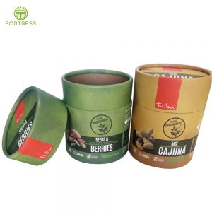 Biodegradable Food Packaging Kraft Cardboard Mix Nuts Paper Tube with Full Printing - Food Paper Packaging Tube Box - 5