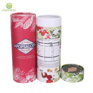 Wholesale Customized Airtight Popcorn Paper Box Tube with Brand Logo Printing - Food Paper Packaging Tube Box - 4