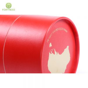 Free Sample Cylindrical Cardboard Box Wine Paper tube Packages with Printing - Food Paper Packaging Tube Box - 5