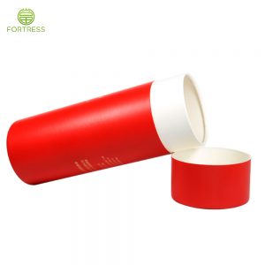 Free Sample Cylindrical Cardboard Box Wine Paper tube Packages with Printing - Food Paper Packaging Tube Box - 2