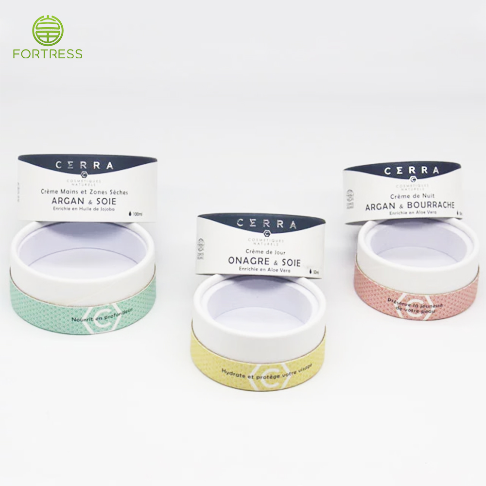 Cosmetic Mask Cream Skin Care Product Paper Tube Packaging with EVA insert - Cream Paper Packaging - 2