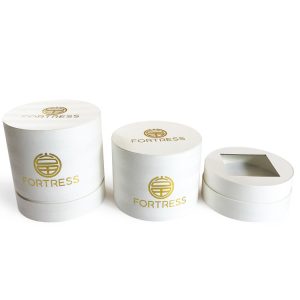 Custom Printed Creative Round Paper Tube Packaging For Skin Care Packaging - Flat edge paper tube - 3