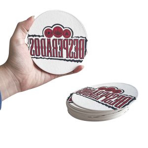 Business Gifts Modern Style Round Paper Coaster Custom Logo Creative Non-Slip Coaster - Paper Coasters - 4