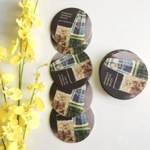 Craft Beer Bar Coaster Colorful Round Paper Decoration Coaster Set - Paper Coasters - 6