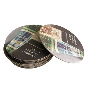 Craft Beer Bar Coaster Colorful Round Paper Decoration Coaster Set - Paper Coasters - 5