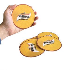 Custom Round Paper Cup Coaster with Printing Logo - Paper Coasters - 4