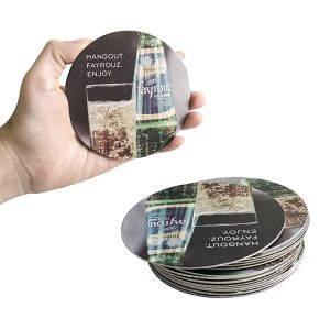 Craft Beer Bar Coaster Colorful Round Paper Decoration Coaster Set - Paper Coasters - 3