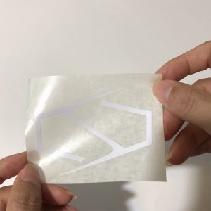 White Custom shape vinyl adhesive car decoration sticker transfer decal - Car Stickers - 3