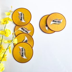 Custom Round Paper Cup Coaster with Printing Logo - Paper Coasters - 5