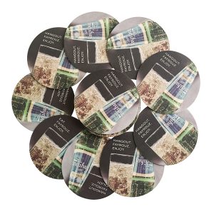 Craft Beer Bar Coaster Colorful Round Paper Decoration Coaster Set - Paper Coasters - 1