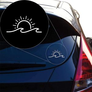 Fortress custom cute animal logo printed car transfer window sticker decal - Car Stickers - 4