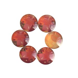 Round Refrigerator stickers for Good promotional gifts with beautiful design