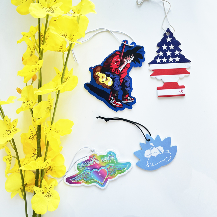 High quality custom logos cute cartoon car paper air freshener for room or car - Fragramce Test Paper - 1 High quality custom logos envelope packing cute cartoon car paper air freshener